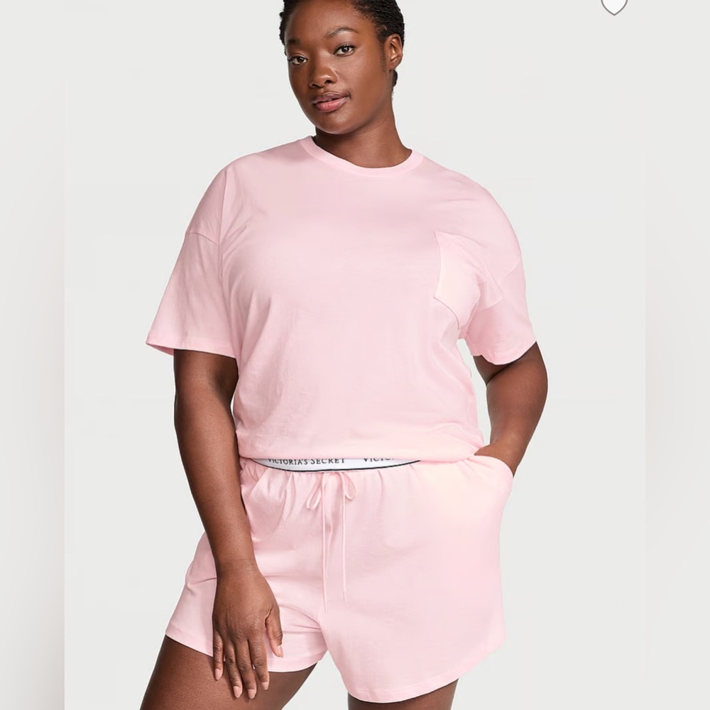 Victoria’s Secret - 100% Cotton Pajama Set - Angel Pink